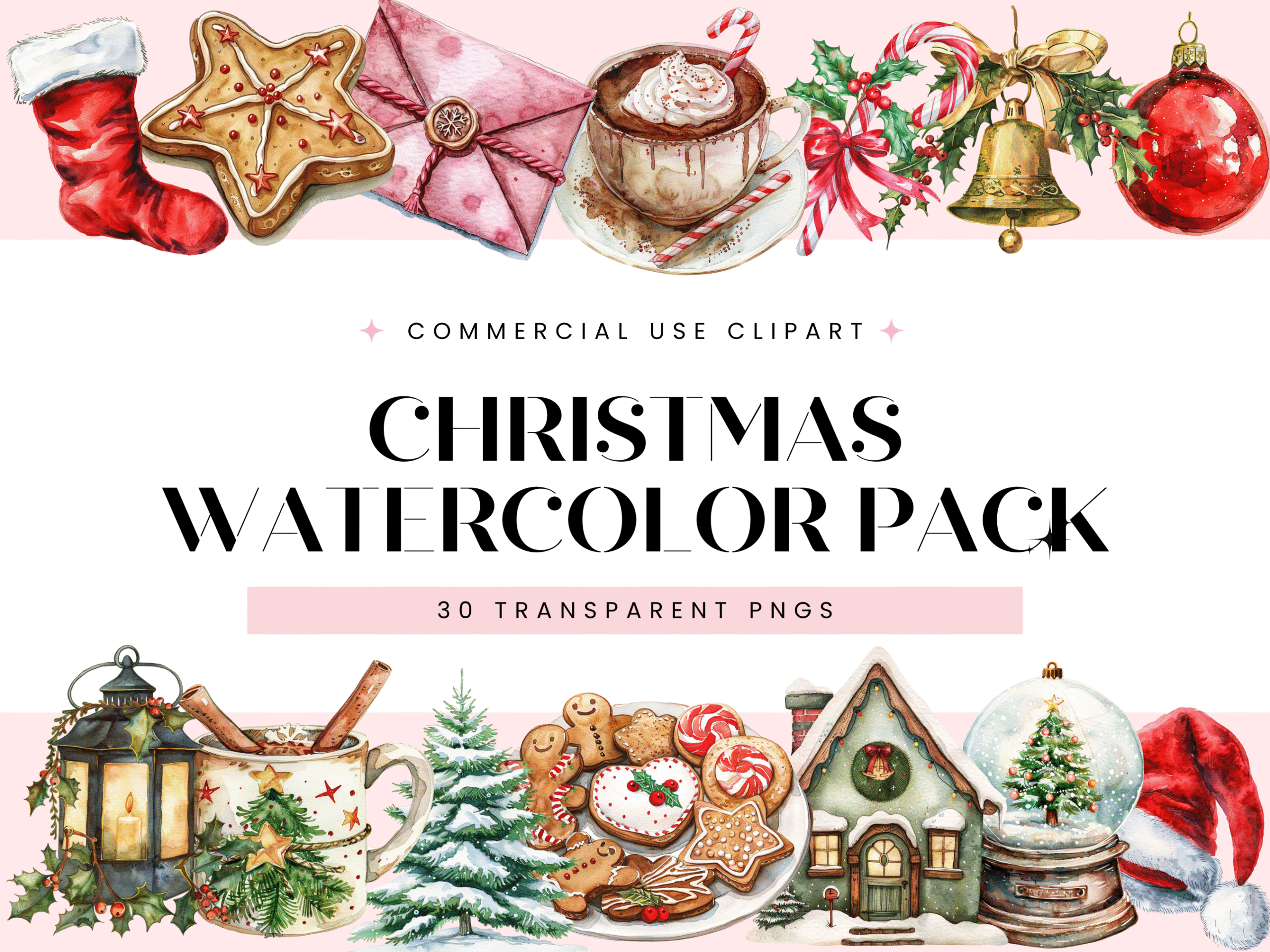 Christmas Watercolor Pack