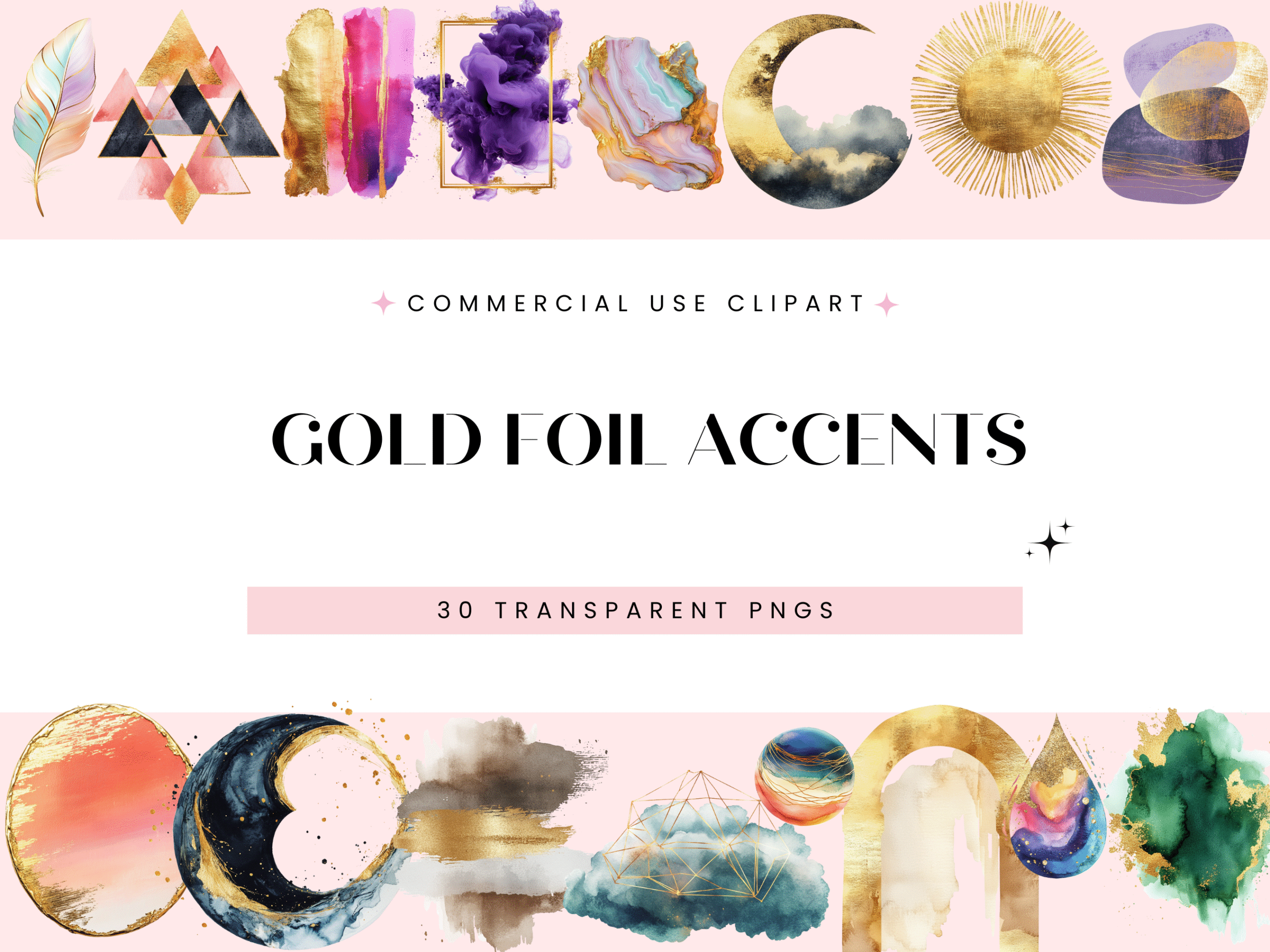 Gold Foil Accents