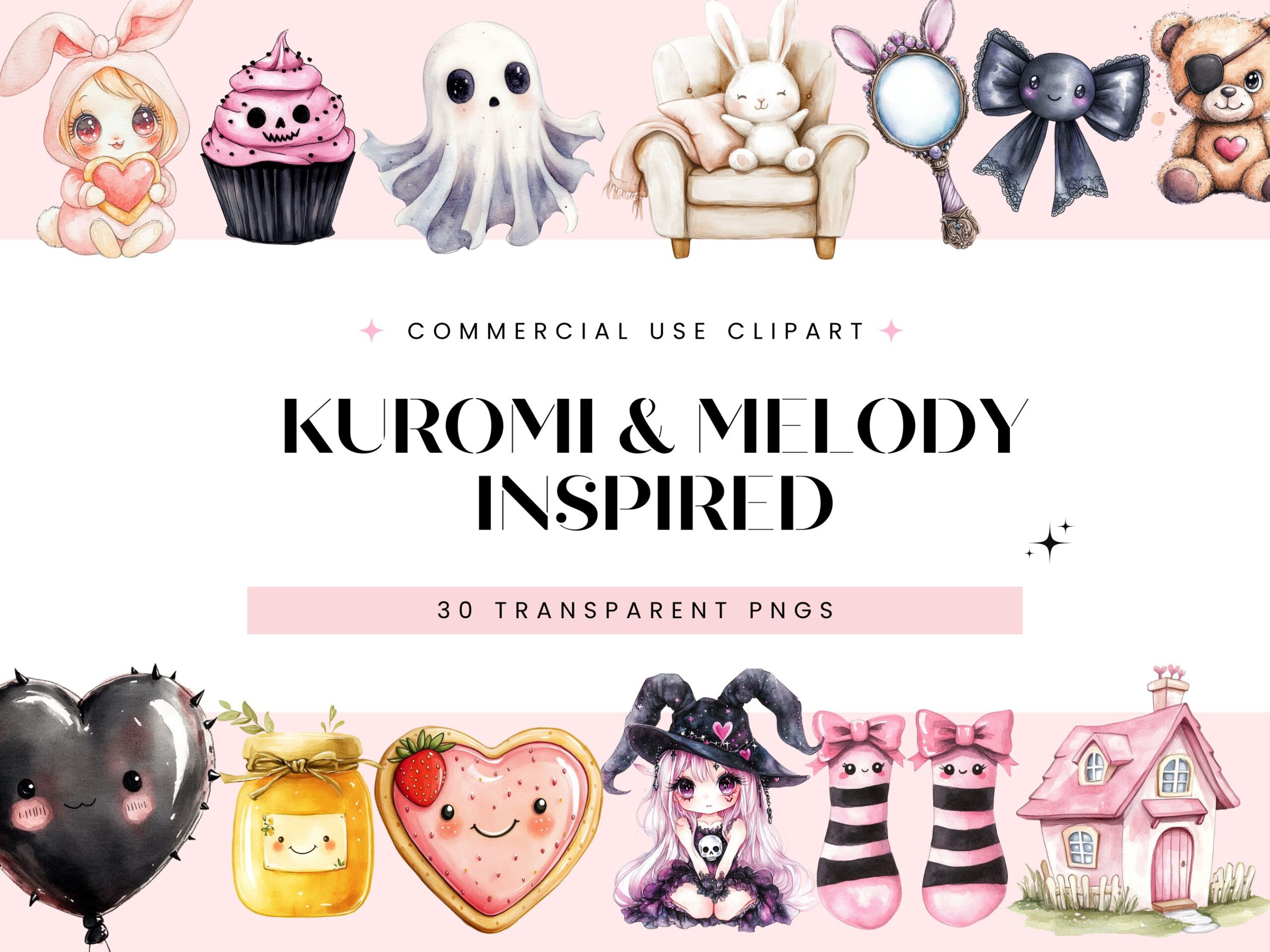 Kuromi & Melody Inspired
