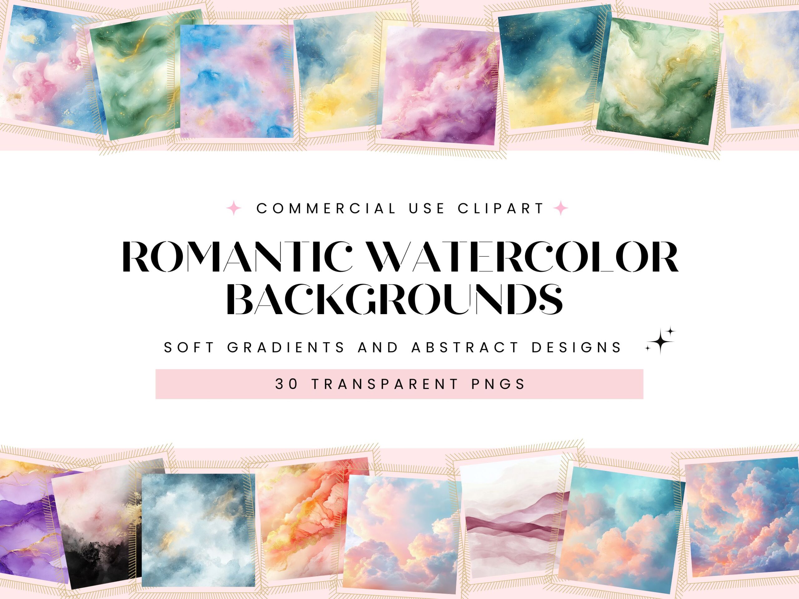Romantic Watercolor Background