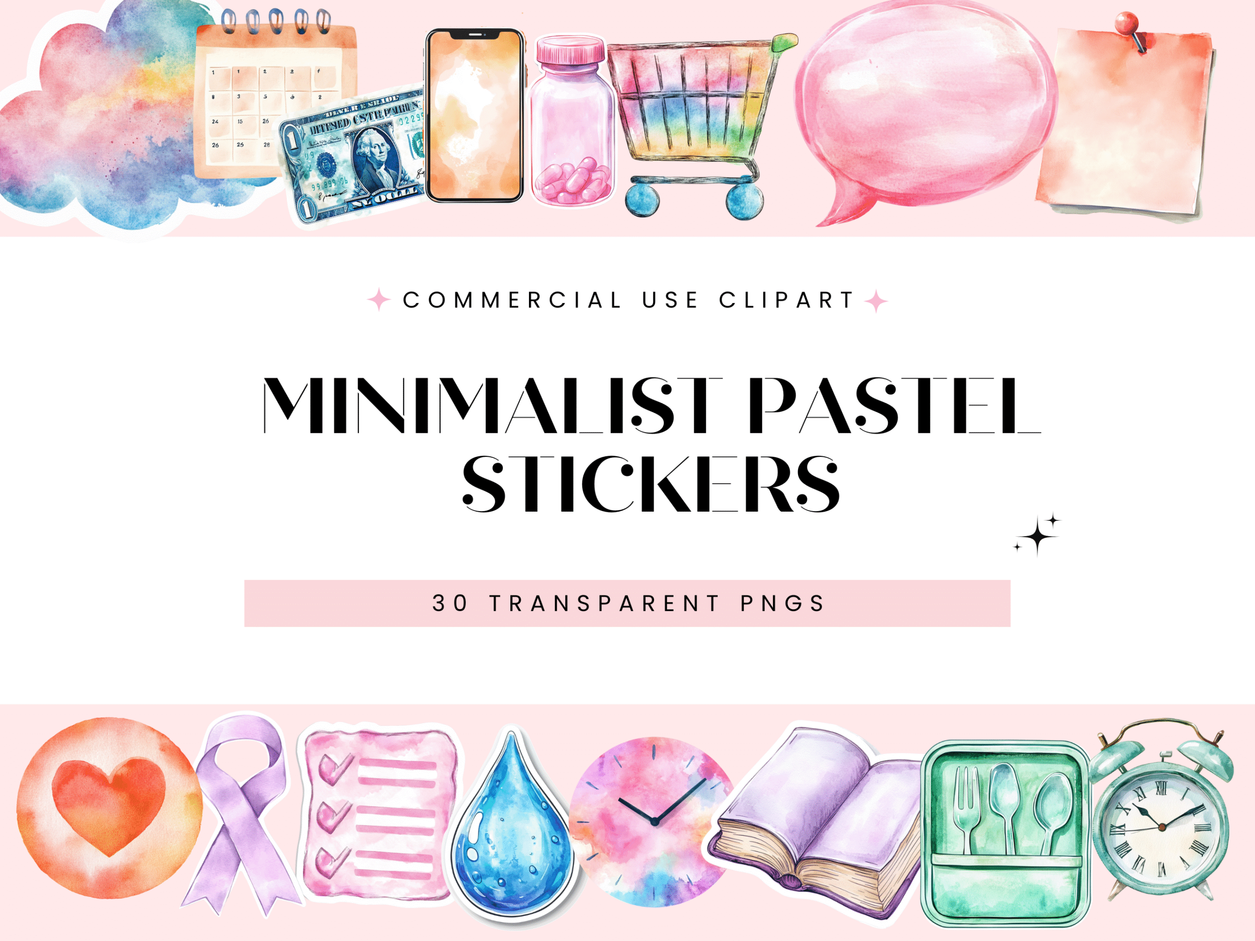 Minimalist Pastel Sticker