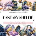 Watercolor Fantasy Shelfie